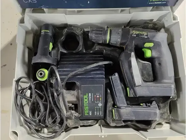 1 accu boormachine festool cxs li 1.5set - afbeelding 3 van  5
