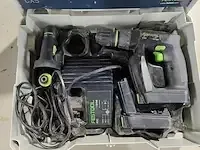 1 accu boormachine festool cxs li 1.5set - afbeelding 3 van  5