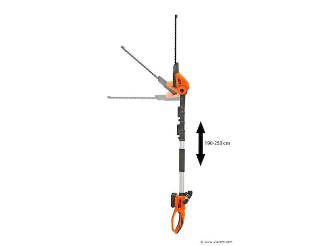 1 accu heggenschaar xxl 18v - afbeelding 2 van  5