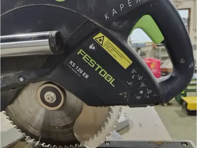 1 afkortzaag festool ks 120 eb - afbeelding 2 van  4