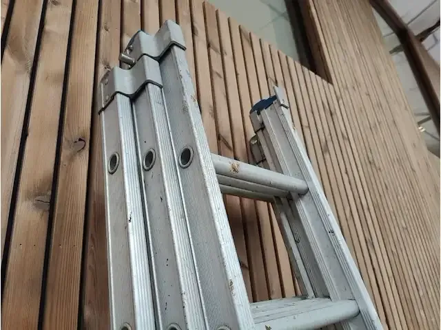 1 alu 3-delige ladder - afbeelding 3 van  3