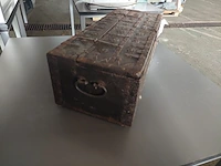 1 antiek houten kistje met div deco - afbeelding 7 van  13