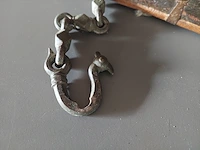 1 antiek houten kistje met div deco - afbeelding 13 van  13