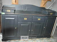 1 antieken kast met 4 laden +deuren 1m 78 op 90 h47 cm breed - afbeelding 1 van  6