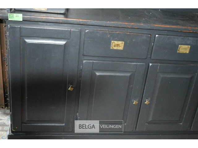 1 antieken kast met 4 laden +deuren 1m 78 op 90 h47 cm breed - afbeelding 2 van  6