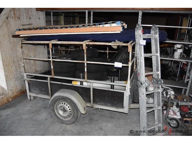 1-assige aanhangwagen - afbeelding 1 van  1