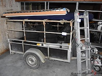 1-assige aanhangwagen - afbeelding 1 van  1