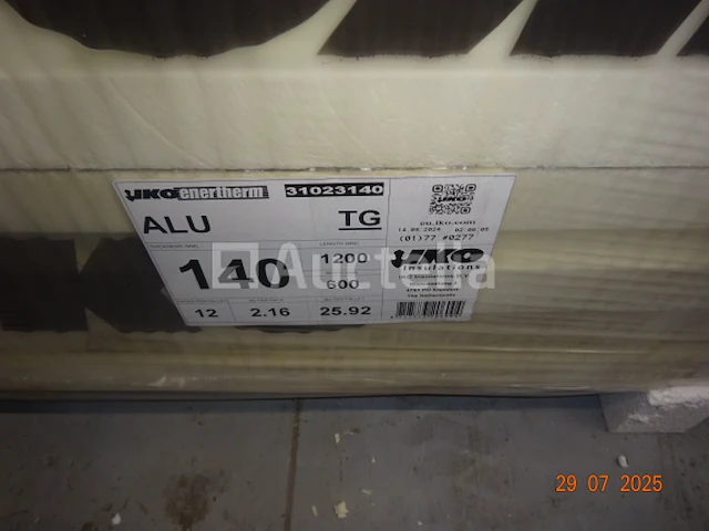 1 baal van 2,16m² 1200/600 isolatie 140mm dik - afbeelding 1 van  3