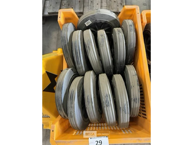 1 bak met wielen ø 25cm ± 13 stuks - afbeelding 2 van  3