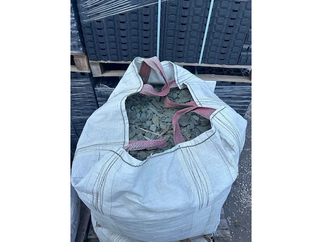 1 big bag 500kg siergrind slate green - afbeelding 1 van  3