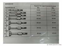 1 binnen en buitenlager trekkerset 10 delig,stahlkaiser - afbeelding 5 van  6