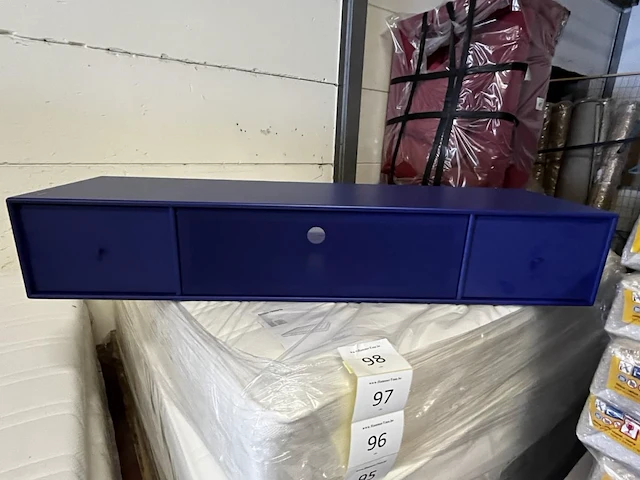 1 blauw tv meubel - afbeelding 1 van  3