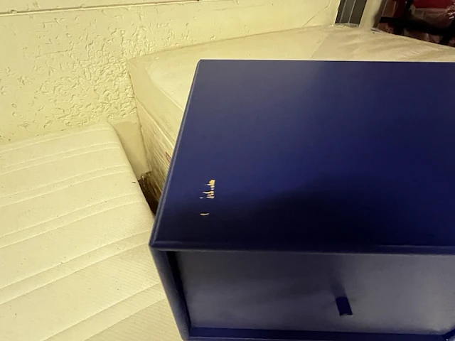 1 blauw tv meubel - afbeelding 2 van  3