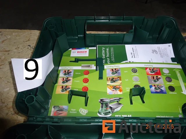 1 bosch pex300ae schijfschuurmachine, nieuw in de originele doos - afbeelding 2 van  3