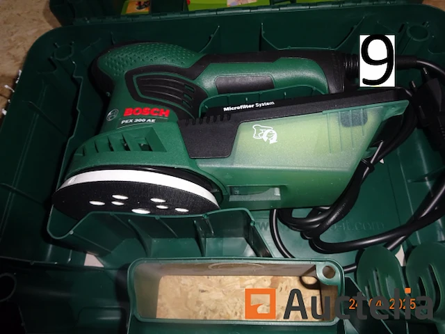 1 bosch pex300ae schijfschuurmachine, nieuw in de originele doos - afbeelding 3 van  3