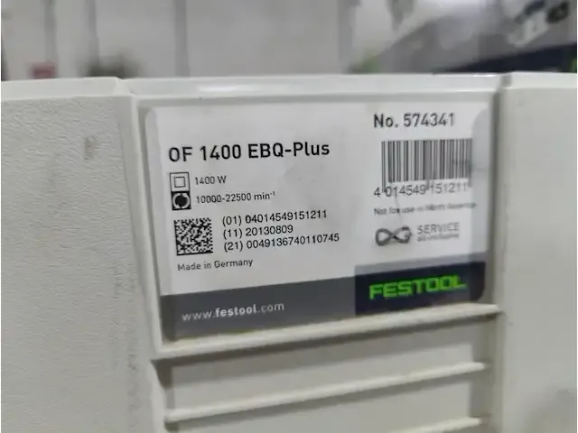 1 bovenfrees festool of 1400 ebq - afbeelding 5 van  5