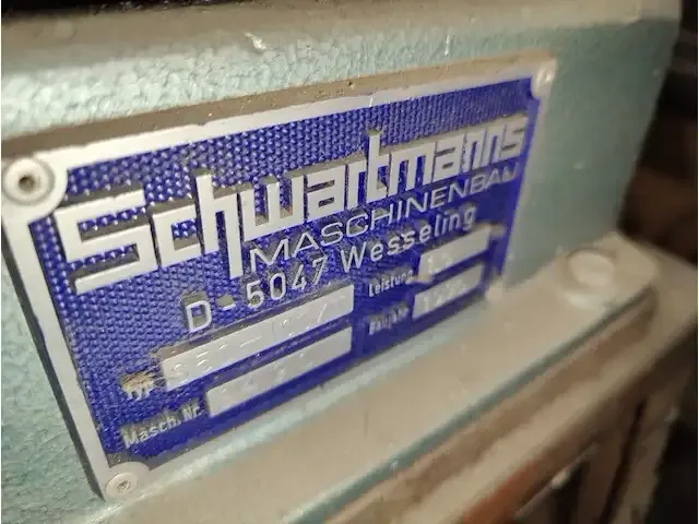 1 buizen plooi machine schwartmann s50-iso/t - afbeelding 5 van  7