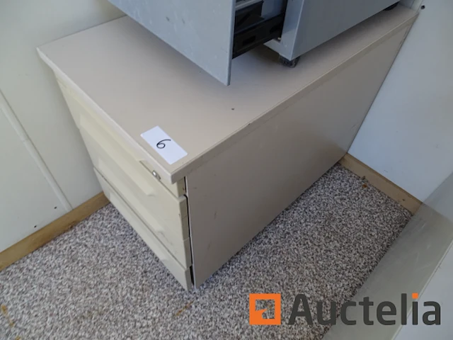 1 bureaubox met wieltjes - afbeelding 2 van  3
