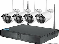 1 cctv beveiligingscamera set draadloos 4 cameras cctv-4 - afbeelding 6 van  6