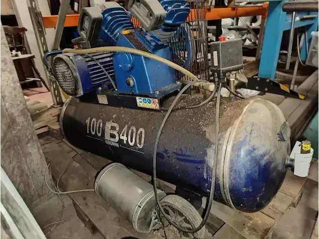 1 compressor 100b400 braun 100l - afbeelding 1 van  6