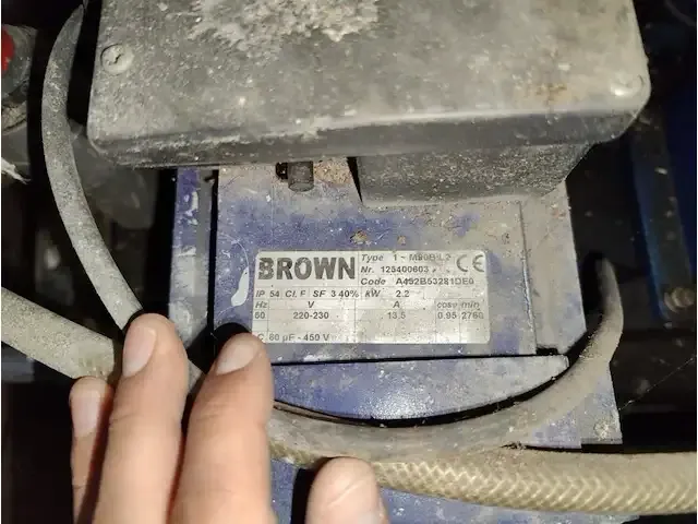 1 compressor 100b400 braun 100l - afbeelding 5 van  6