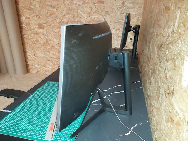 1 curved beeldscherm samsung c34h890wgr - afbeelding 4 van  4