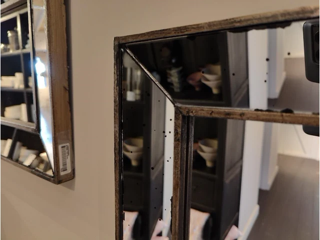 1 decoratieve spiegel flamant nic - afbeelding 3 van  4