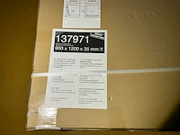 1 desco newforce douchebak 120x90 wit - afbeelding 2 van  5