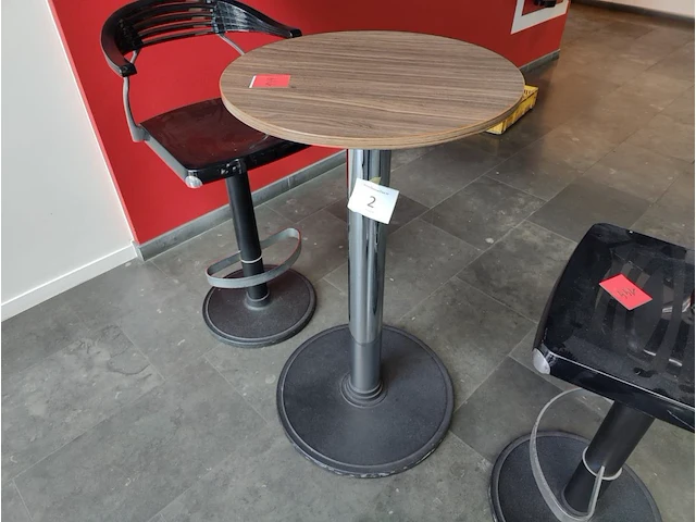1 design hoge tafel met 2 bijhorende barstoelen origlia aria - afbeelding 5 van  5