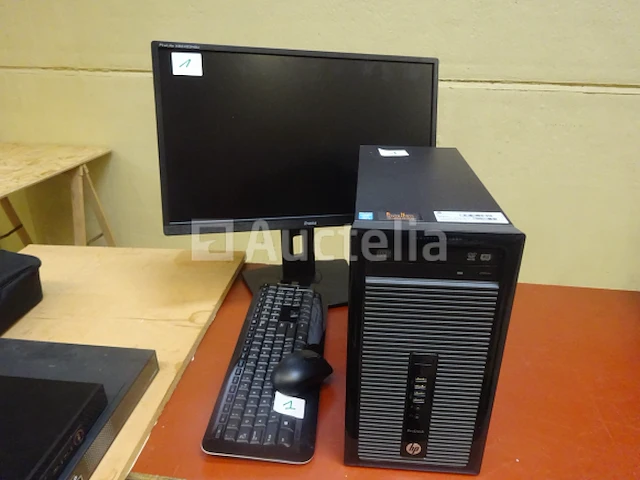 1 desktopcomputer met ilyama-monitor, muis, toetsenbord - afbeelding 2 van  7