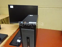 1 desktopcomputer met ilyama-monitor, muis, toetsenbord - afbeelding 3 van  7