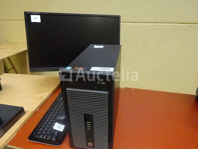 1 desktopcomputer met ilyama-monitor, muis, toetsenbord - afbeelding 4 van  7
