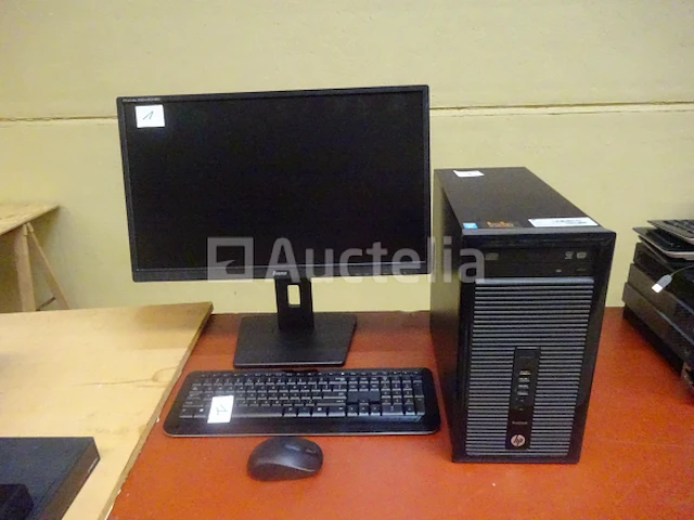1 desktopcomputer met ilyama-monitor, muis, toetsenbord - afbeelding 7 van  7