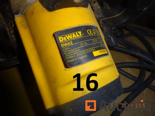 1 dewalt dw62 cirkelzaag - afbeelding 5 van  5