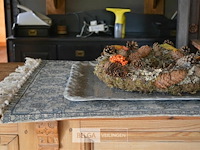 1 dienblad + tafellaken 1,25op70 +1 deco krans 45 - afbeelding 2 van  4