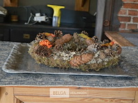 1 dienblad + tafellaken 1,25op70 +1 deco krans 45 - afbeelding 3 van  4