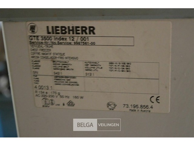 1 diepvries kist liebert 220 v - afbeelding 4 van  4