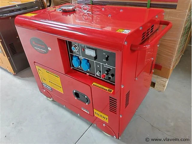 1 diesel generator, powertech, pg6500ds - afbeelding 5 van  12