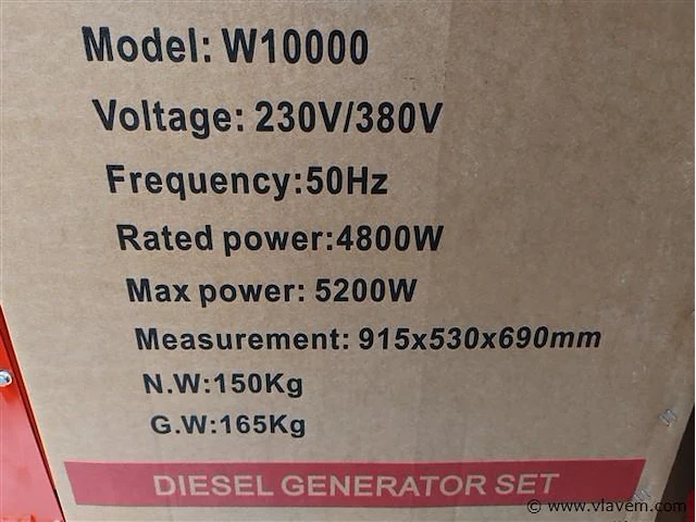 1 diesel generator, ultra toolz w10000 - afbeelding 8 van  8