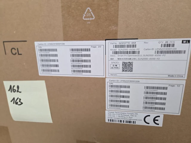 1 doos huawei sun2000-450w-p2 smart pv optimizer - afbeelding 5 van  5