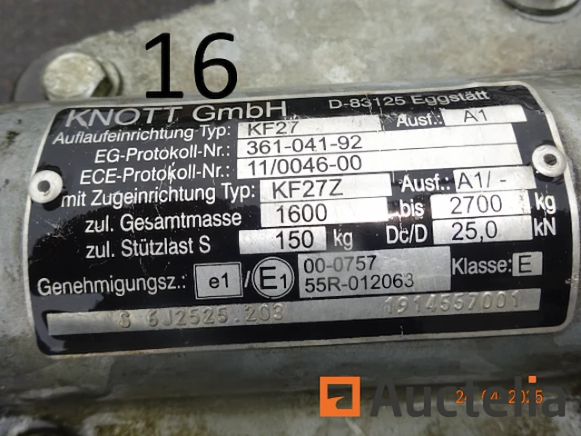 1 dubbelassige aanhangwagen, kantelbaar, elektromotor, 4-zijdig opklapbaar, chassis 194557001, afm. lengte 3m65/breedte 2m/zijhoogte 40cm/dissel lengte 1m60, geregistreerd qak 967. aanhanger verkocht met zijn inhoud inclusief drie houten bakken - afbeelding 5 van  7
