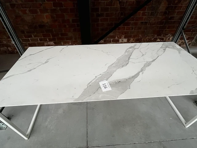 1 eettafel rechthoekig - afbeelding 3 van  3