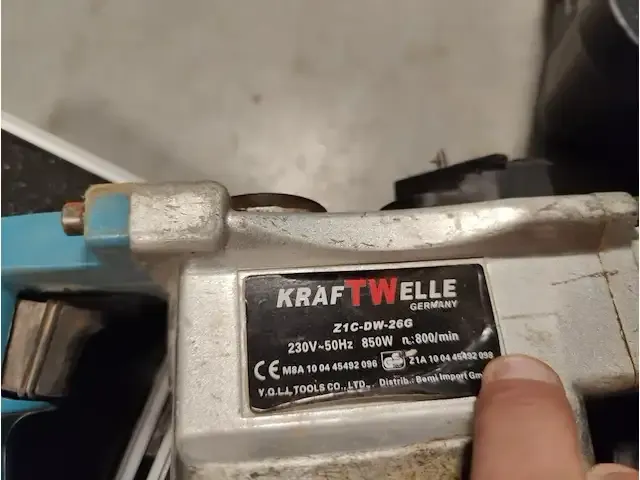 1 elektrische boorhamer kraftwelle z1c-dw-26g - afbeelding 3 van  7