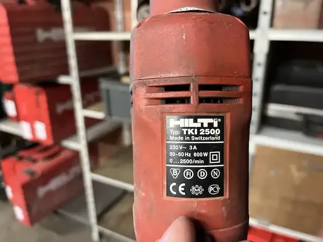 1 elektrische boormachine hilti tki 2500 (zonder elektrische kabel) - afbeelding 4 van  4