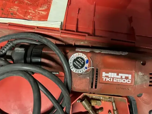 1 elektrische boormachine hilti tki 2500 - afbeelding 4 van  6