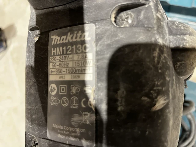 1 elektrische breekhamer makita hm1213c - afbeelding 3 van  6