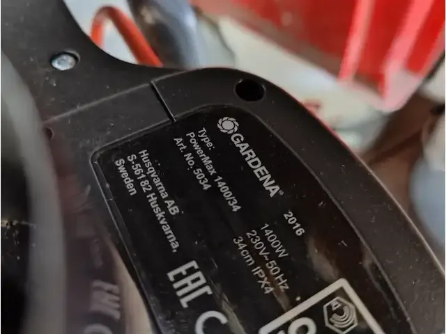 1 elektrische grasmaaier gardena powermax 1400/34 - afbeelding 2 van  2