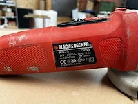 1 elektrische haakse slijper black&decker kg75 - afbeelding 2 van  3