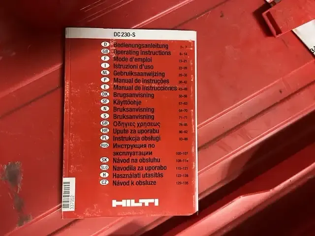 1 elektrische haakse slijper hilti dc 230-s - afbeelding 9 van  9