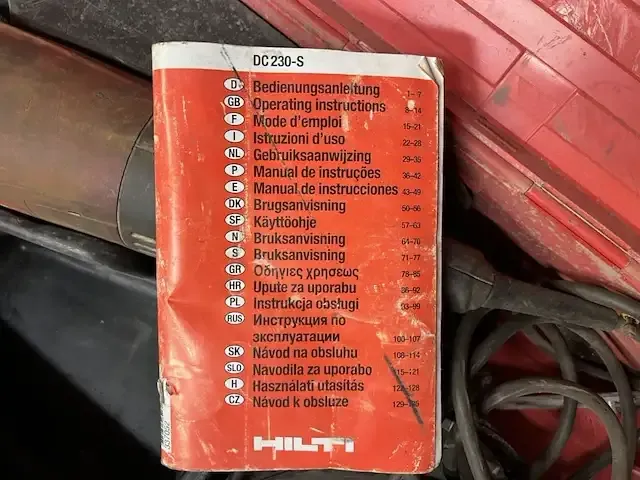 1 elektrische haakse slijper hilti dc 230-s - afbeelding 7 van  7